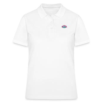 Pas de boue pas de lotus - Polo Femme - blanc - Devant - Ailine (174cm)