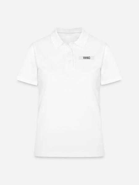 1990 - Polo Femme - blanc