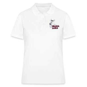 Drama Lama - Frauen Polo Shirt - Weiß - Vorne - Ailine (174cm)
