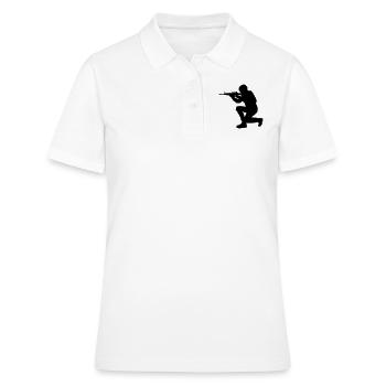 Soldat - Polo Femme - blanc - Devant - Ailine (174cm)