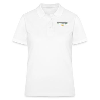 Schule - Frauen Polo Shirt - Weiß - Vorne - Ailine (174cm)