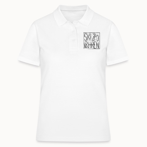 Skizzophren-Logo (Schwarz) - Frauen Polo Shirt