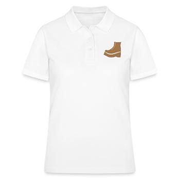 Chaussure marron - Polo Femme - blanc - Devant - Ailine (174cm)