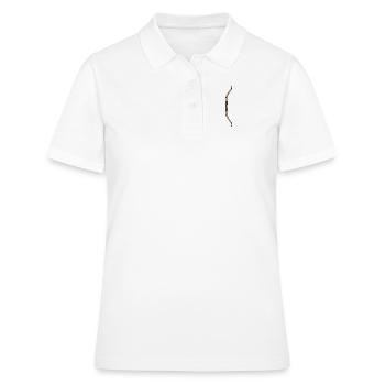 Aim Exhale Shoot Langbogen Bogenschießen Sport - Frauen Polo Shirt - Weiß - Vorne - Ailine (174cm)