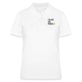 POWER BI - Polo Femme - blanc - Devant - Ailine (174cm)