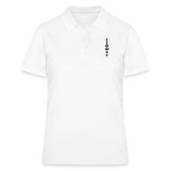 planets - Women's Polo Shirt - white - Front - Ailine (174cm)