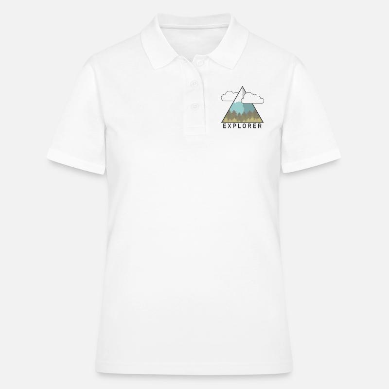 EXPLORER - Women's Polo Shirt - white