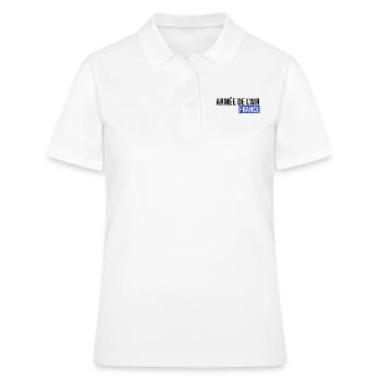 armée de l'air en France cadeau - Polo Femme - blanc - Devant - Ailine (174cm)