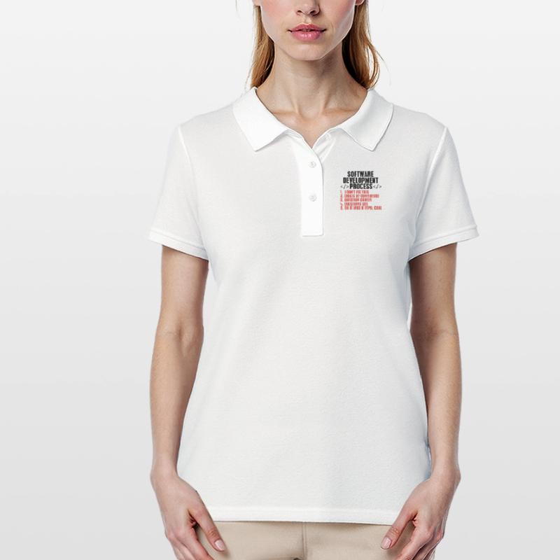 Programmierer Coder Softwareentwickler Geschenk Frauen Polo Shirt