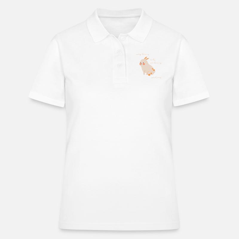 Rabbit Lovers Gift Every Rabbit Needs Somebunny - Women's Polo Shirt - white