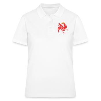 coq - Polo Femme - blanc - Devant - Ailine (174cm)