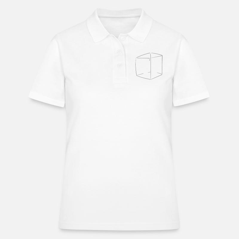 Cube - Women's Polo Shirt - white