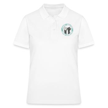 Libération animale - Polo Femme - blanc - Devant - Ailine (174cm)