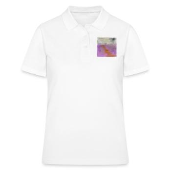 Grass Meadow - Women's Polo Shirt - white - Front - Ailine (174cm)