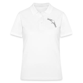 Joueurs de tennis de table Battes de tennis de table Tennis de table - Polo Femme - blanc - Devant - Ailine (174cm)