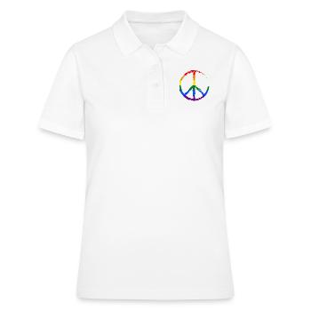 LGBT rainbow flag - Women's Polo Shirt - white - Front - Ailine (174cm)