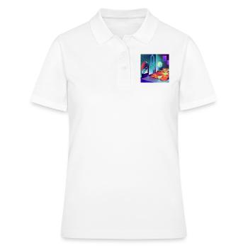 chambre - Polo Femme - blanc - Devant - Ailine (174cm)