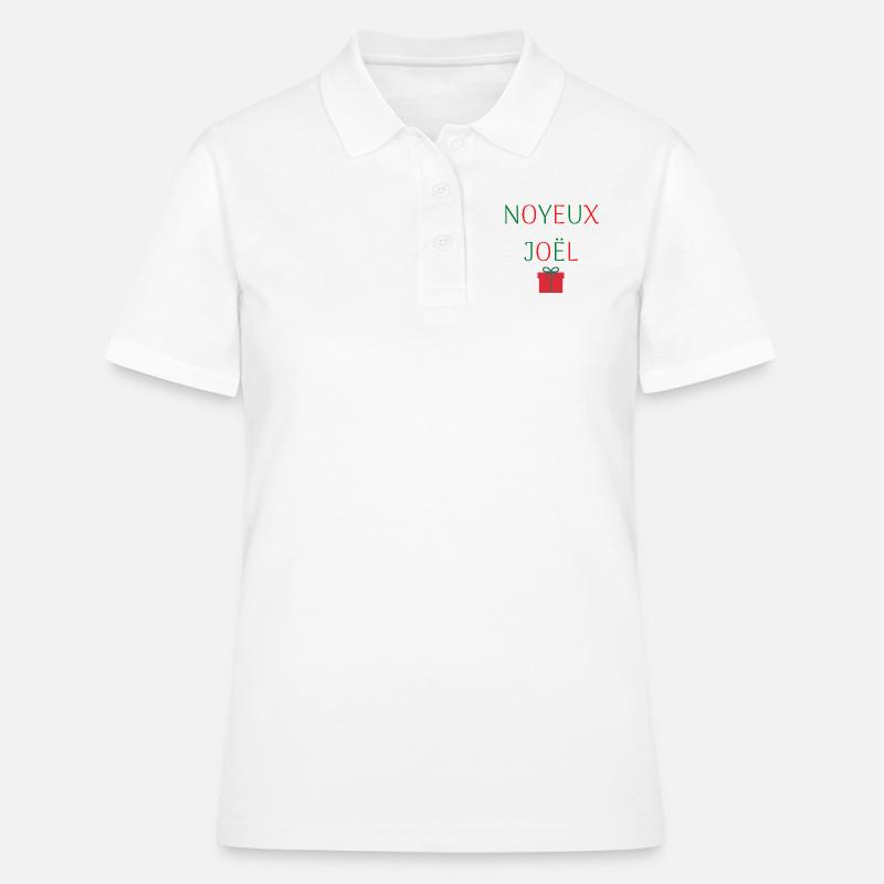 Pull de Noël marrant - Polo Femme - blanc