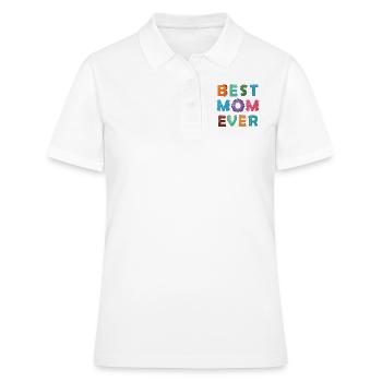 Best mom 19 - Frauen Polo Shirt - Weiß - Vorne - Ailine (174cm)