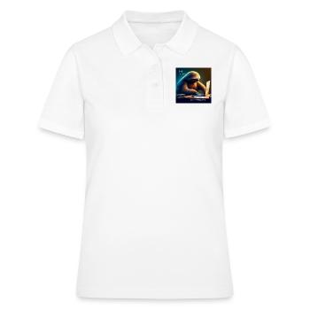 Sloth working in IT - Frauen Polo Shirt - Weiß - Vorne - Ailine (174cm)
