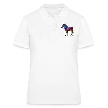 Zèbre - Polo Femme - blanc - Devant - Ailine (174cm)