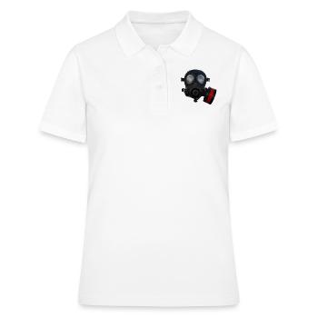 Masque à gaz S10 - Polo Femme - blanc - Devant - Ailine (174cm)