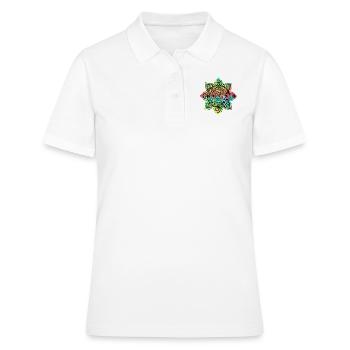 Mandala - Polo Femme - blanc - Devant - Ailine (174cm)