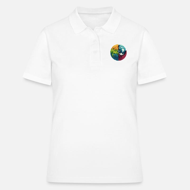 Earth Elements - Women's Polo Shirt - white
