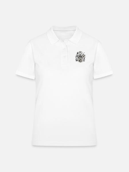 Auge und Pyramide - Frauen Polo Shirt - Weiß