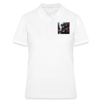 Japan Cyber Punk - Polo Femme - blanc - Devant - Ailine (174cm)