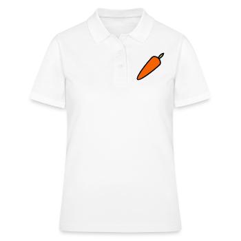 Carotte ou carotte - Polo Femme - blanc - Devant - Ailine (174cm)