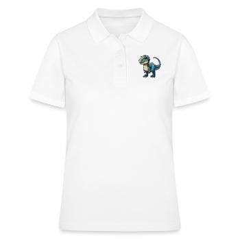 Dinosaure Animal Sauvage - Polo Femme - blanc - Devant - Ailine (174cm)
