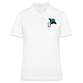 Rayons en couleur - Polo Femme - blanc - Devant - Ailine (174cm)