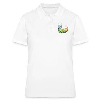 Caterpillar class class animal caterpillar - Women's Polo Shirt - white - Front - Ailine (174cm)