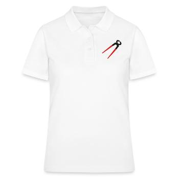 Tongs, tool, tools - Women's Polo Shirt - white - Front - Ailine (174cm)