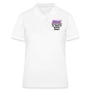 Hubraum Statt Wohnraum - Frauen Polo Shirt - Weiß - Vorne - Ailine (174cm)