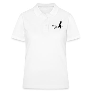 Danseuse Dancing Queen - Polo Femme - blanc - Devant - Ailine (174cm)