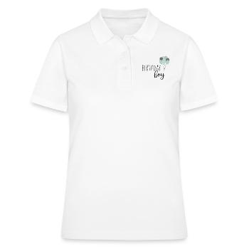birthday boy - Frauen Polo Shirt - Weiß - Vorne - Ailine (174cm)
