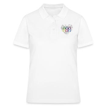 Musique d'amour - Polo Femme - blanc - Devant - Ailine (174cm)