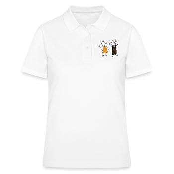 meinbauer Strichnnchen - Polo Femme - blanc - Devant - Ailine (174cm)