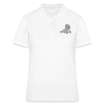 jouet en peluche Robbe - Polo Femme - blanc - Devant - Ailine (174cm)
