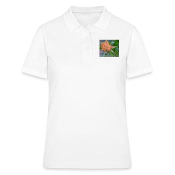 Orange liquide - Polo Femme - blanc - Devant - Ailine (174cm)
