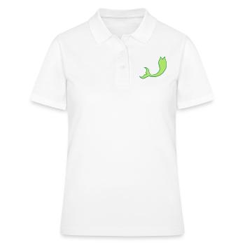 nageoire sirene sirene poisson fond s - Polo Femme - blanc - Devant - Ailine (174cm)