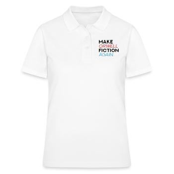 Refaire la fiction d’Orwell - Polo Femme - blanc - Devant - Ailine (174cm)