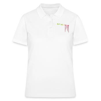 Planète sur le devis de profit - Polo Femme - blanc - Devant - Ailine (174cm)