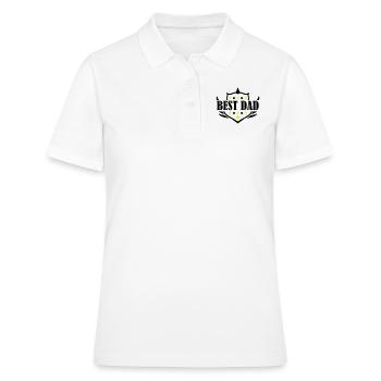 Meilleur papa - Polo Femme - blanc - Devant - Ailine (174cm)