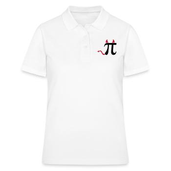 Pi - Frauen Polo Shirt - Weiß - Vorne - Ailine (174cm)