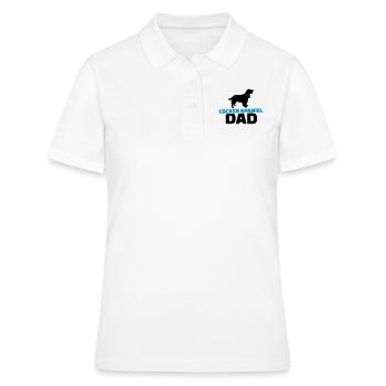 Cocker Spaniel - Frauen Polo Shirt - Weiß - Vorne - Ailine (174cm)