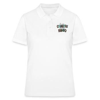 Musique country Rural Landei Country Musicien Maman - Polo Femme - blanc - Devant - Ailine (174cm)