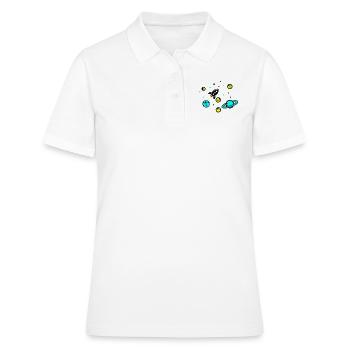 Univers - Polo Femme - blanc - Devant - Ailine (174cm)